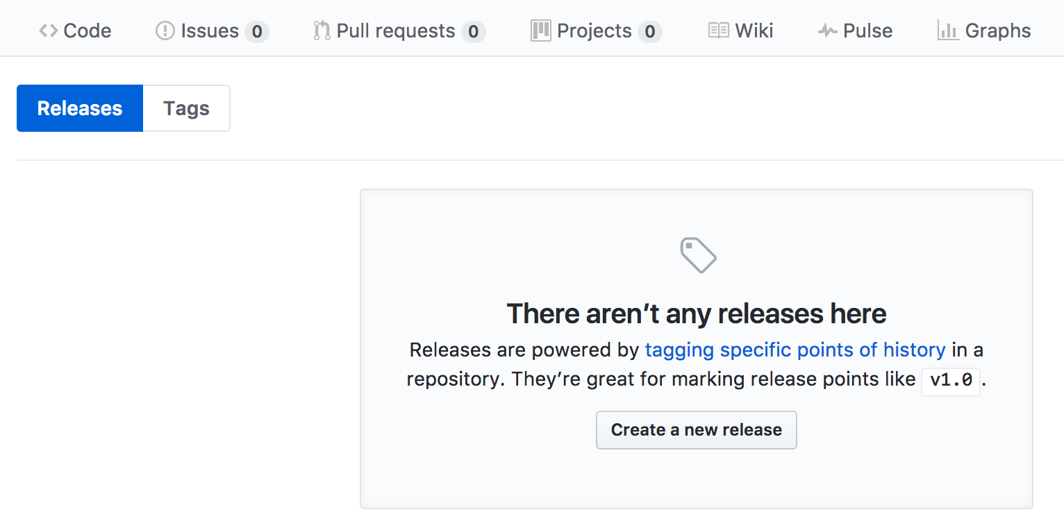 GitHub releases page